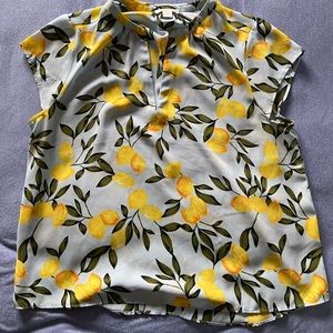 Dress top. Lemon Print